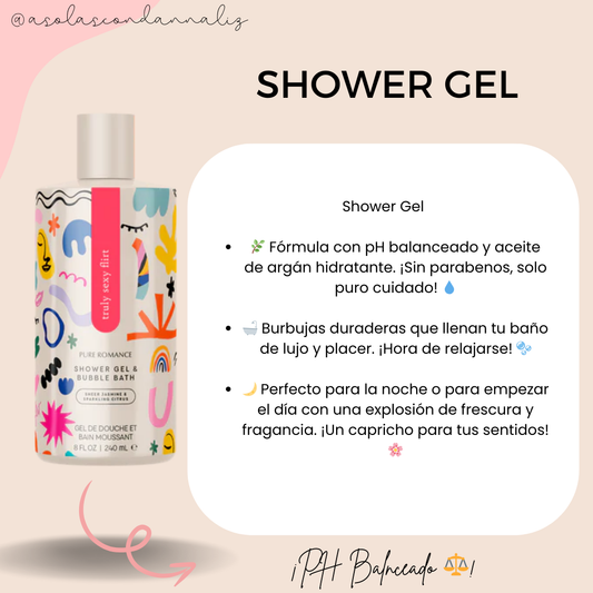 Shower Gel & Bubble Bath - Flirt - Jabon de baño con feromonas 🥰✨🔥