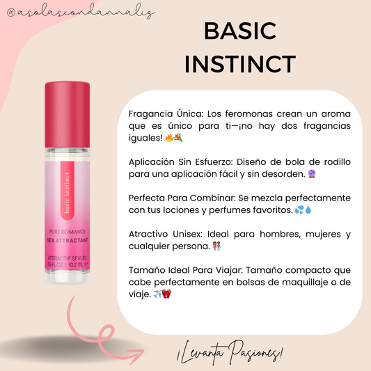 Basic Instinct- Feromonas para Atracción Irresistible ✨🔥