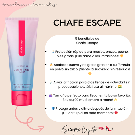 Chafe Escape - Crema anti-friccion para muslos 🦵🏻