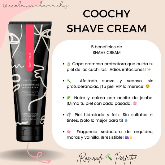 Coochy - Dirty French - Rasurado Sin Rash 🪒😀