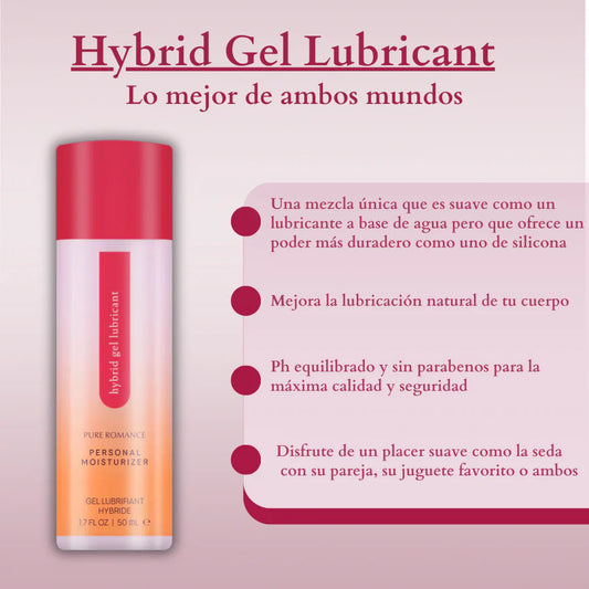 Hybrid Gel- Lubricante con base mixta perfecto para toda ocasión 🔥😍💧
